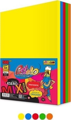 Изображение Pastello Papier ksero A4 80g mix kolorów 500 arkuszy