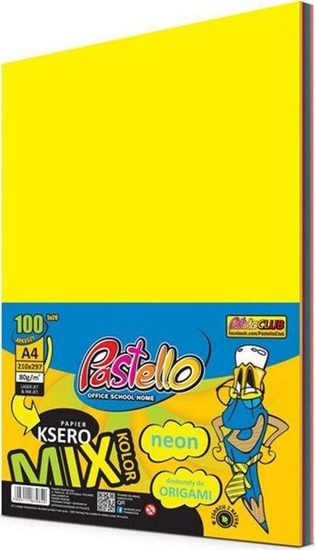 Изображение Pastello Papier ksero A4 80g óty 100 arkuszy
