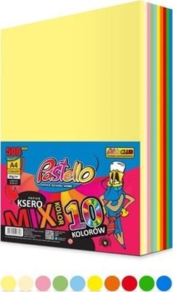 Изображение Pastello Papier ksero Intens A4 80g mix kolorów 500 arkuszy