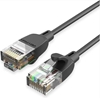 Picture of PATCH CABLE CAT.6A UTP/1.5M BLACK SLIM IBIBG VENTION
