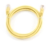 Picture of PATCH CABLE CAT5E UTP 2M/YELLOW PP12-2M/Y GEMBIRD