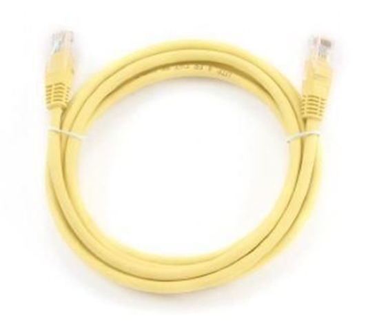 Picture of PATCH CABLE CAT5E UTP 2M/YELLOW PP12-2M/Y GEMBIRD
