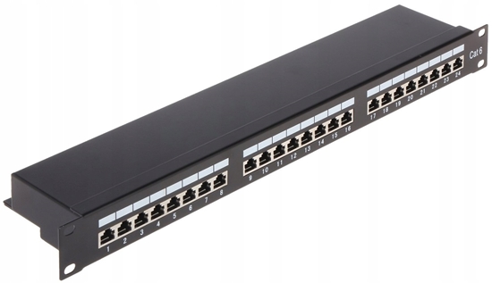 Picture of PATCH PANEL RJ-45 PP-24/RJ6-C/FTP-S