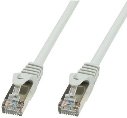 Attēls no Patchcord Cat6 SFTP 15m 100% CU LSZH szary