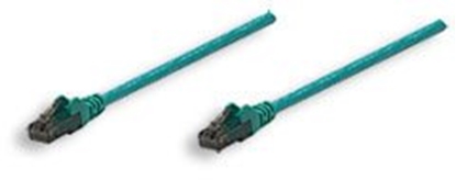 Attēls no Patchcord Cat6 UTP 0,3m 100% CU zielony