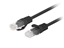 Picture of Lanberg | Patchcord CAT.5E UTP Fluke Passed | PCU5-10CC-0025-BK | 0.25 m | Black