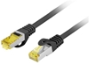 Изображение Patchcord kat.6a s/ftp lszh cu 20m czarny fluke passed 
