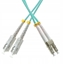 Picture of Patchcord MM SC/UPC-LC/UPC duplex 1m 50/125 3.0mm OM3