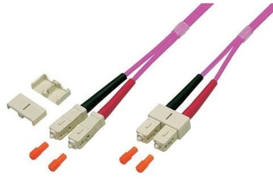 Picture of Patchcord wiatowodowy OM4 50/125 MM SC-SC Duplex 3m