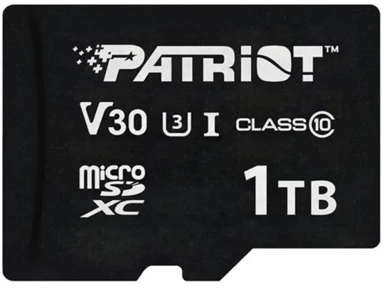 Picture of Karta Patriot EP DDR200 MicroSDXC 1 TB Class 10 UHS-I/U3 A2 V30 (PEF1TEP33MCX)