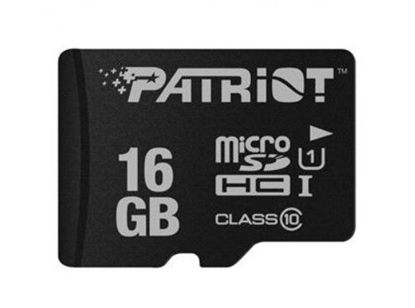 Picture of Patriot MicroSDHC 16GB Patriot Class 10 without Adapter Black