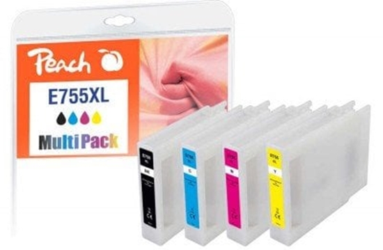 Изображение Peach Patrone Epson No.755XL MultiPack bk,c,m,y remanufactured