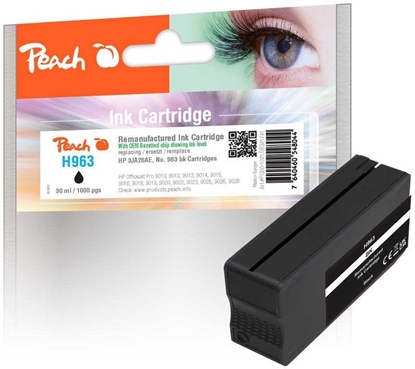 Attēls no Peach Patrone HP Nr.963 3JA26AE black OEM reset ink level remanufactured