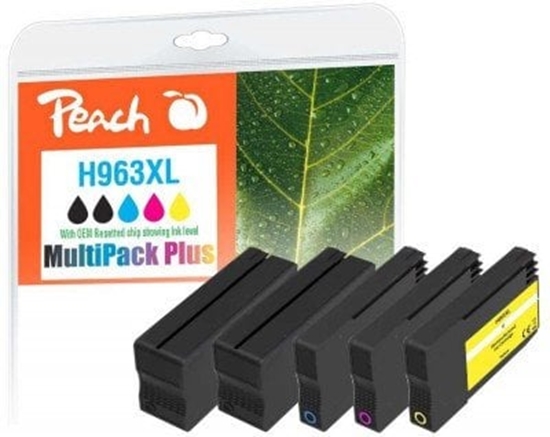Изображение Peach Patrone HP Nr.963XL MultiPack Plus OEM reset 2xb,c,m,y remanufactured