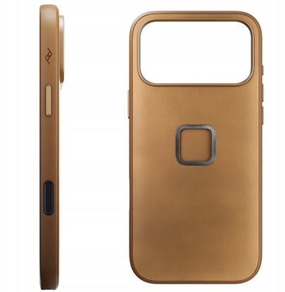 Изображение Peak Design Mobile Everyday Clarino Case iPhone 17 Pro Max Tan - brzowy