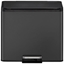 Изображение Pedal bin, EKO Essential, black, stainless steel, 3-compartment, 3x9 ltr., with soft close lid