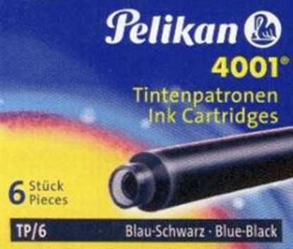 Picture of Pelikan Naboje krtkie Tp/6 niebiesko-czarne
