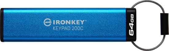 Picture of Pendrive Kingston Kingston IronKey Keypad 200 64GB USB-C AES Encrypted