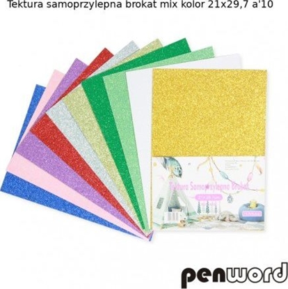 Picture of Penword TEKTURA SAMOPRZYLEPNA BROKAT MIX KOLOR 21X29, 7 a10 TARGI
