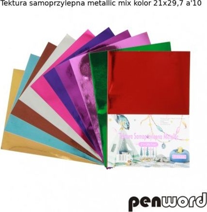 Picture of Penword TEKTURA SAMOPRZYLEPNA METALLIC MIX KOLOR21X29, 7 a10 TARGI