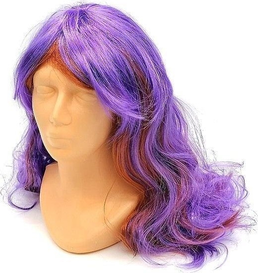 Picture of Peruka fioletowa z pasemkami
