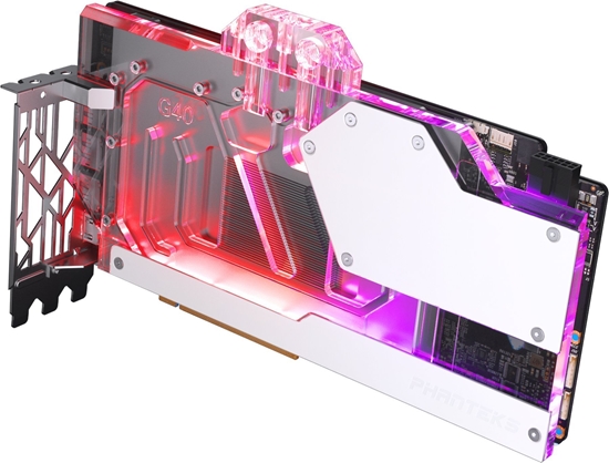 Picture of Phanteks PHANTEKS Glacier G40 RTX 4090 Waterblock with Backplate for MSI, D-RGB - white