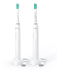 Picture of Philips 3000 series 3100 series HX3675/13 2-pack sonic electric toothbrushes - white