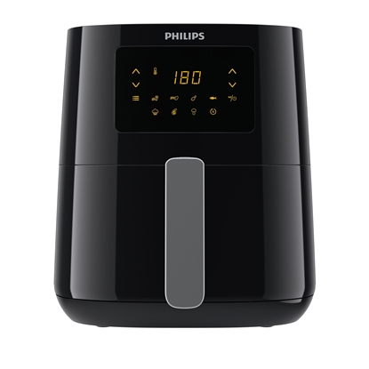 Attēls no Philips 3000 series HD9252/70 fryer Single 4.1 L Stand-alone 1400 W Hot air fryer Black, Silver