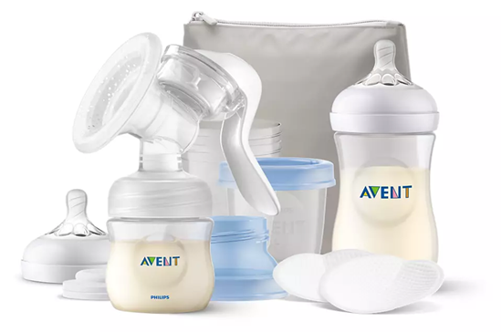 Picture of Philips Avent Lotus manuālā krūts piena sūkņa komplekts SCF430/16