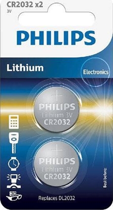 Picture of Philips bateria philips CR2032 litowa 2 SZT LITHIUM