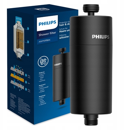 Picture of Philips Filtr prysznicowy czarny AWP1775BK/10