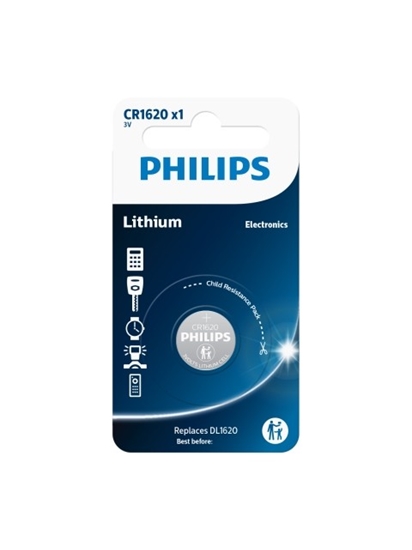 Изображение Philips Lithium 3.0V Knopfzelle CR1620