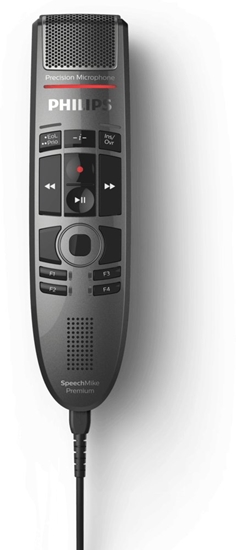 Picture of Philips SpeechMike Premium Touch, -37 dB, 200 - 12000 Hz, Unidirectional, Wired, USB, Black