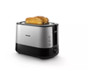 Picture of Philips Viva Collection HD2637/90 toaster 7 2 slice(s) Black, Stainless steel