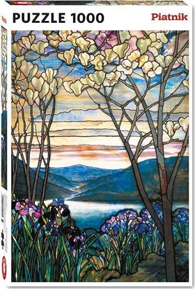 Picture of Piatnik Puzzle - 1000 Tiffany, Magnolie i Irysy PIATNIK