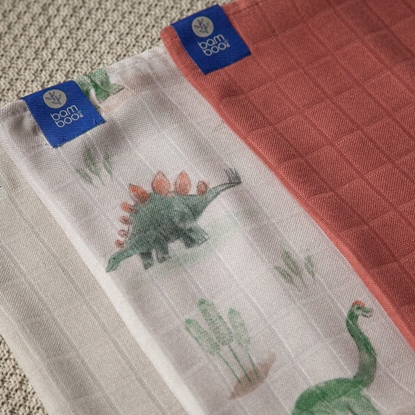 Attēls no PIELUSZKA BAMB.30X30 DINOZAURY