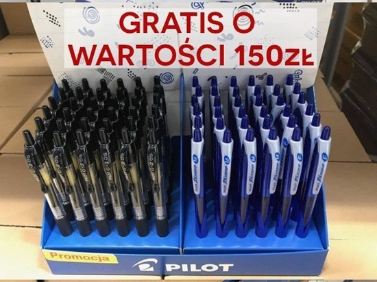 Picture of Pilot Dugopis PILOT G2 czarny + dugopis Rexgrip niebieski gratis