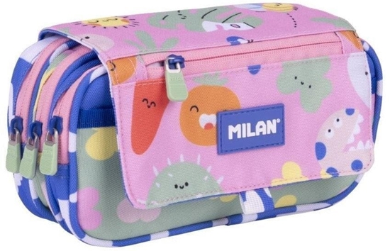 Picture of Piórnik 3 komorowy z klapk Green&Grow