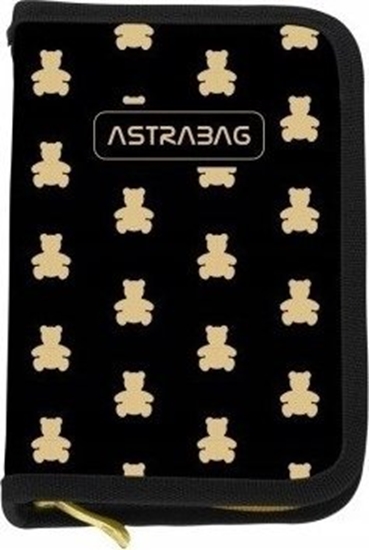 Picture of Piórnik Astra Piórnik pojedynczy dwuklapkowy bez wyposaenia Astrabag Golden Teddy AC1