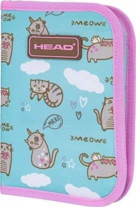 Picture of Piórnik Astra Piórnik pojedynczy dwuklapkowy bez wyposaenia Head Meow AC1