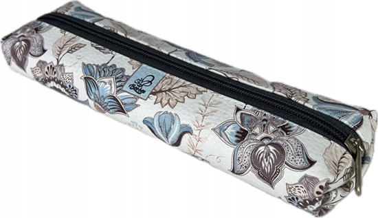 Изображение Piórnik Bee-bee Piórnik Jamnik Paisley kwiaty kawowe