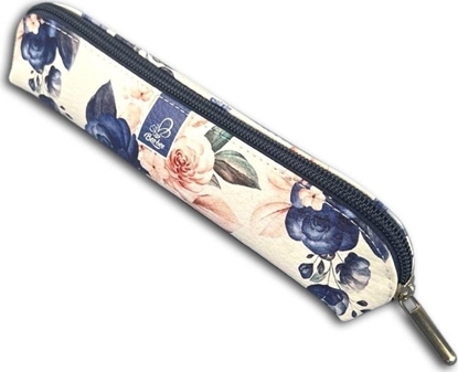 Attēls no Piórnik Bee-bee Piórnik mini niebieskie róe