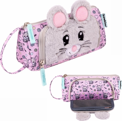 Attēls no Piórnik Derform Piórnik saszetka trójktna Bambino Mouse Mysz