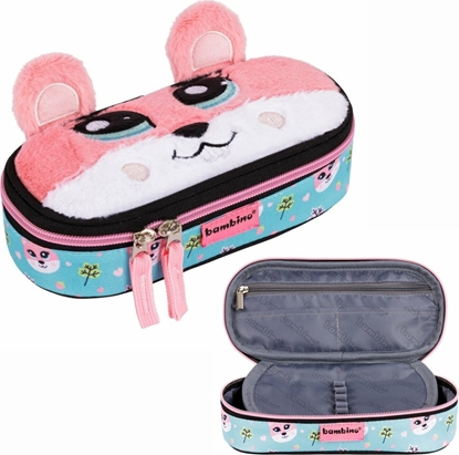 Attēls no Piórnik Derform Piórnik saszetka usztywniona z wewntrzn klapk Bambino PCL-01 Squirrel