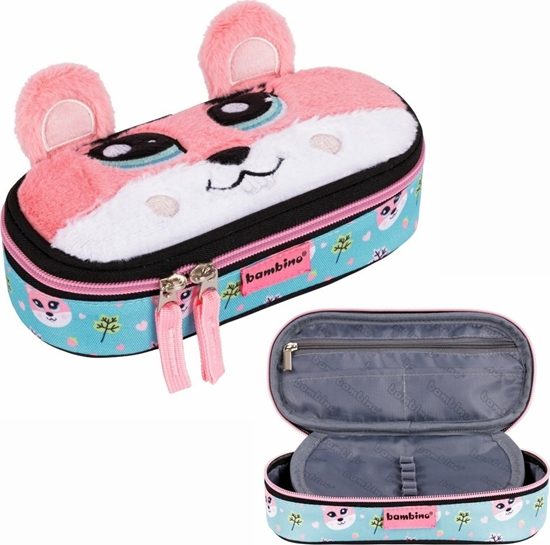 Изображение Piórnik Derform Piórnik saszetka usztywniona z wewntrzn klapk Bambino PCL-01 Squirrel