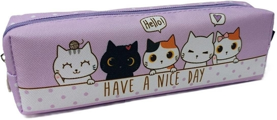 Изображение Piórnik Fresh Piórnik tuba maa Kotki fiolet