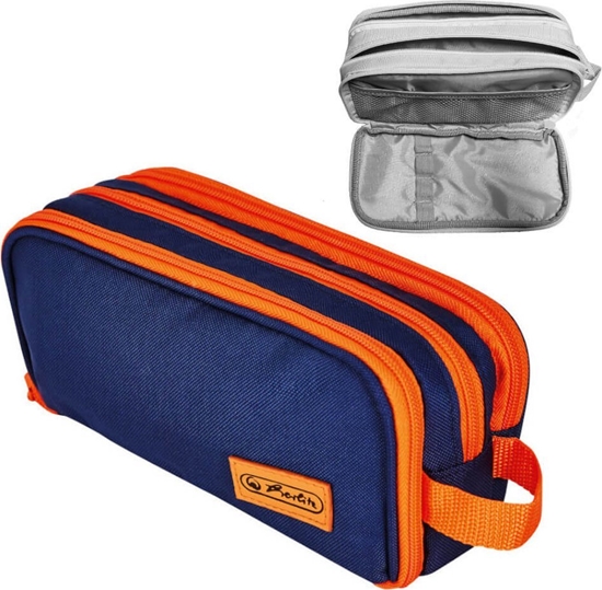 Изображение Piórnik Herlitz Herlitz Doppelfaulenzer Neon blau/orange