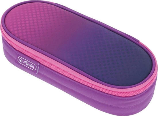 Изображение Piórnik Herlitz Herlitz Faulenzer Etui Dip Dye Pink/Purple