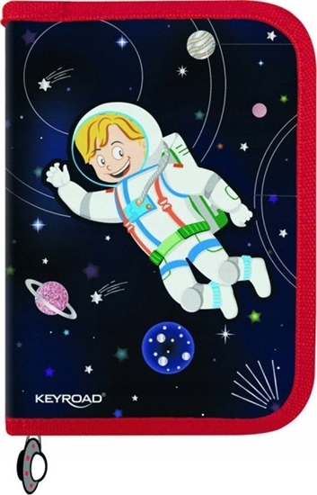 Picture of Piórnik Keyroad Piórnik KEYROAD, wyposaony, 42 elementy, 19x13x4,2 cm, mix kolorów