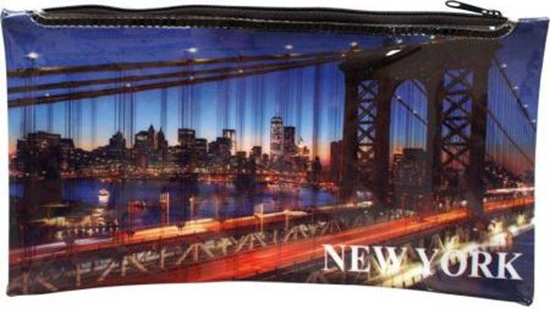 Picture of Piórnik Panta Plast z nadrukiem na suwak New York (231527)